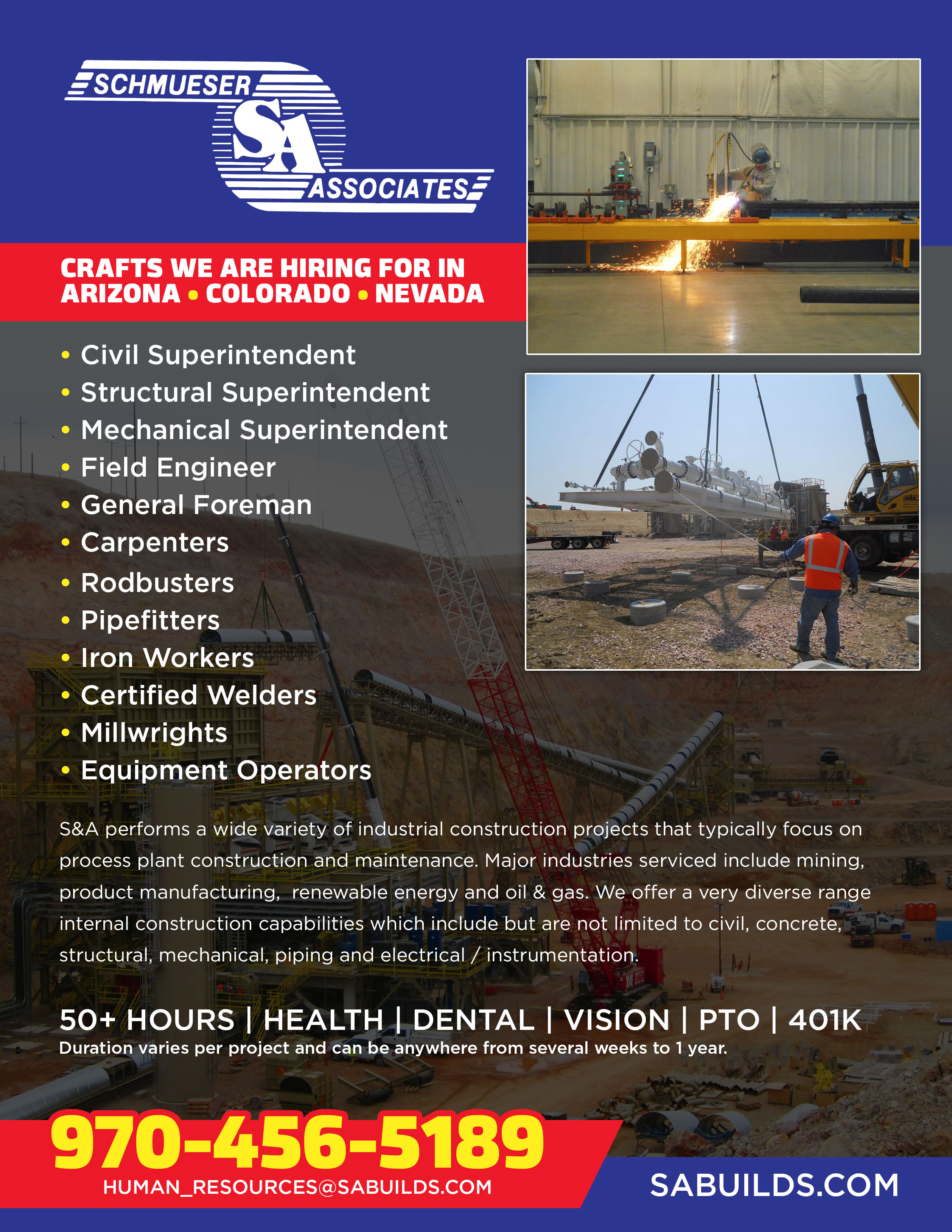 Industrial Projects Construction Job Board